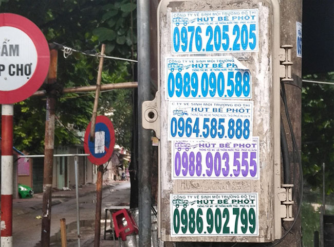 Rút hầm cầu quận 2 cảnh báo chiêu trò lừa đảo