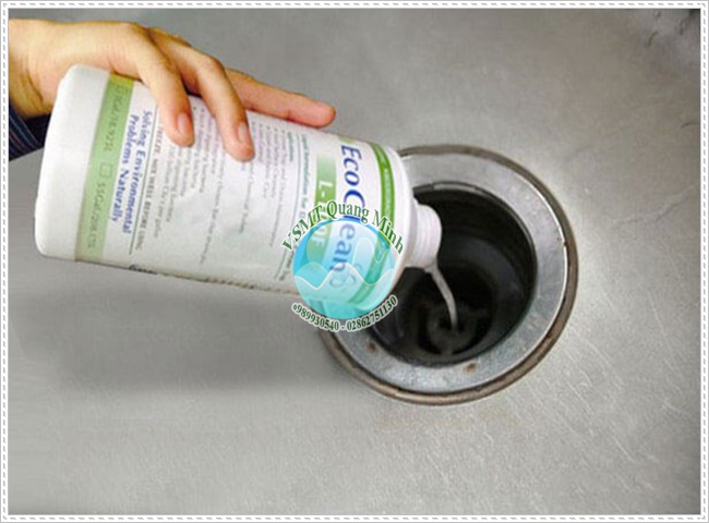 Sử dụng hóa chất, vi sinh vật để thông tắc đường ống